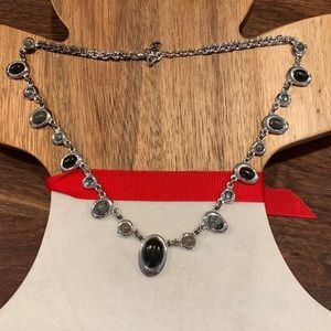 Vintage Monet necklace silver tone